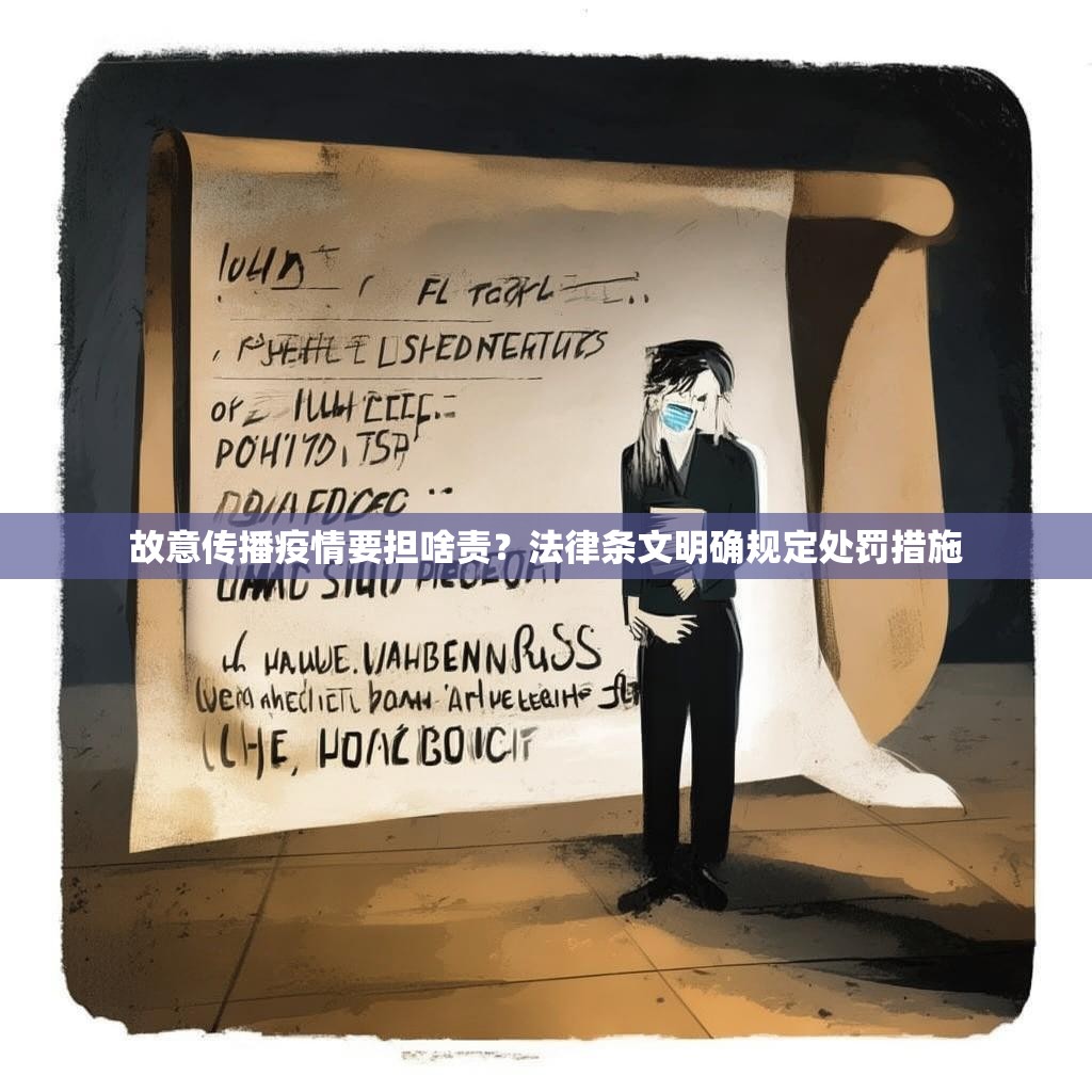 故意传播疫情要担啥责？法律条文明确规定处罚措施