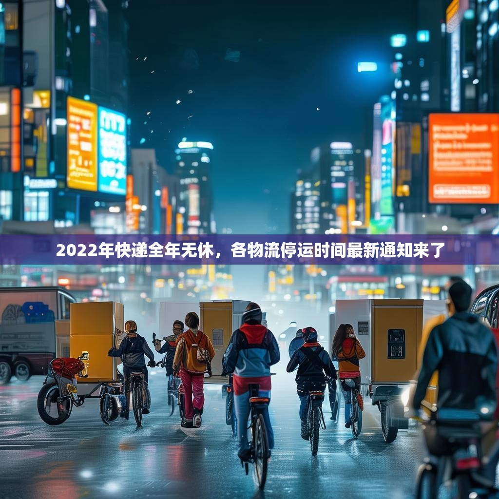 2022年快递全年无休，各物流停运时间最新通知来了