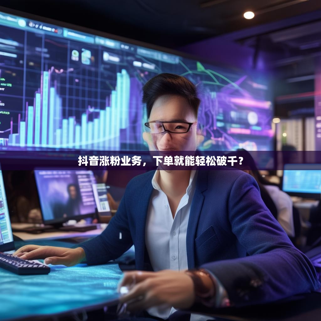 抖音涨粉业务，下单就能轻松破千？