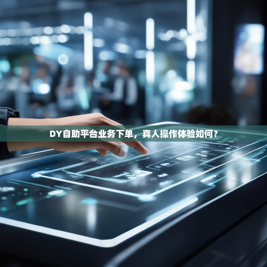 DY自助平台业务下单，真人操作体验如何？