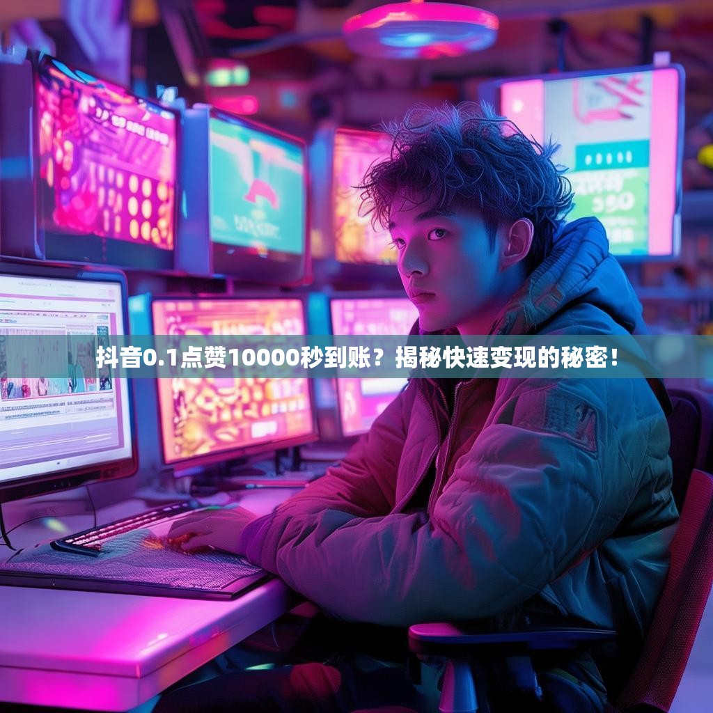 抖音0.1点赞10000秒到账?揭秘快速变现的秘密!