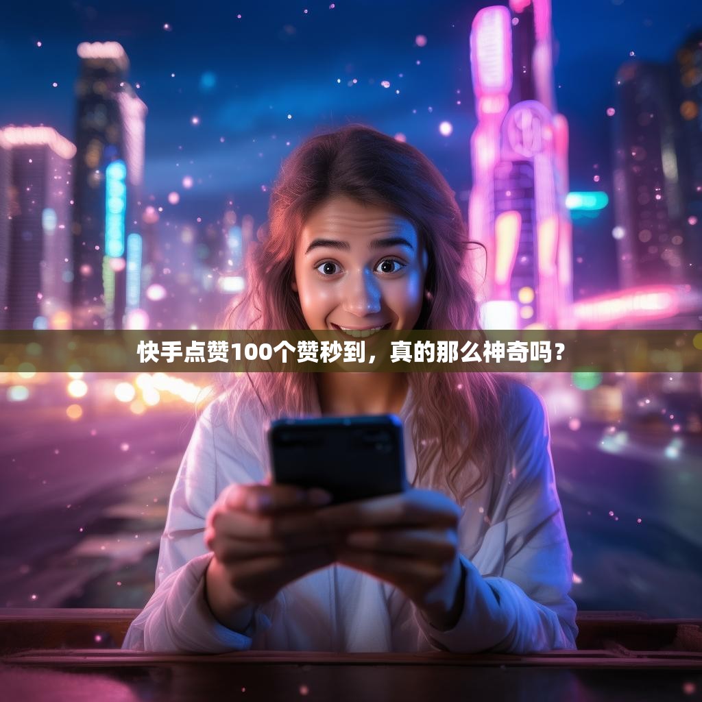 快手点赞100个赞秒到,真的那么神奇吗?