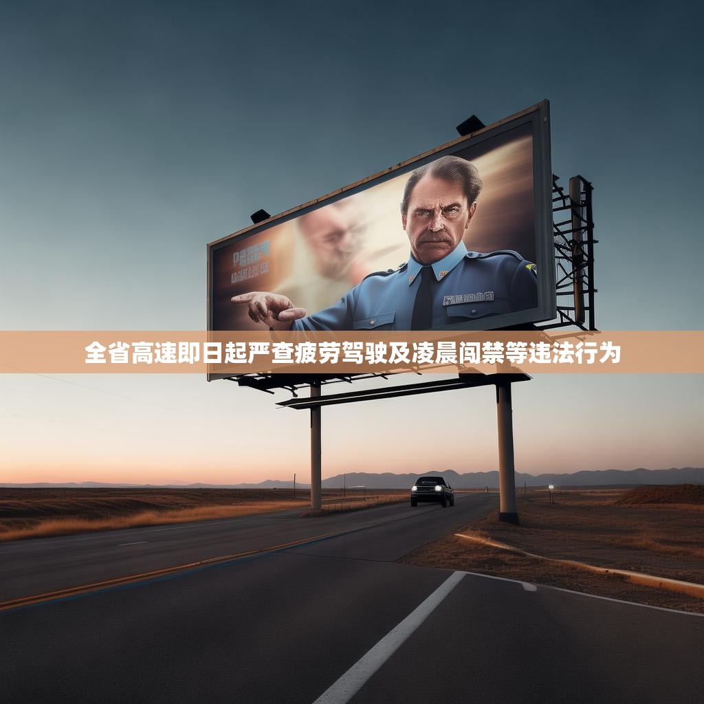 全省高速即日起严查疲劳驾驶及凌晨闯禁等违法行为