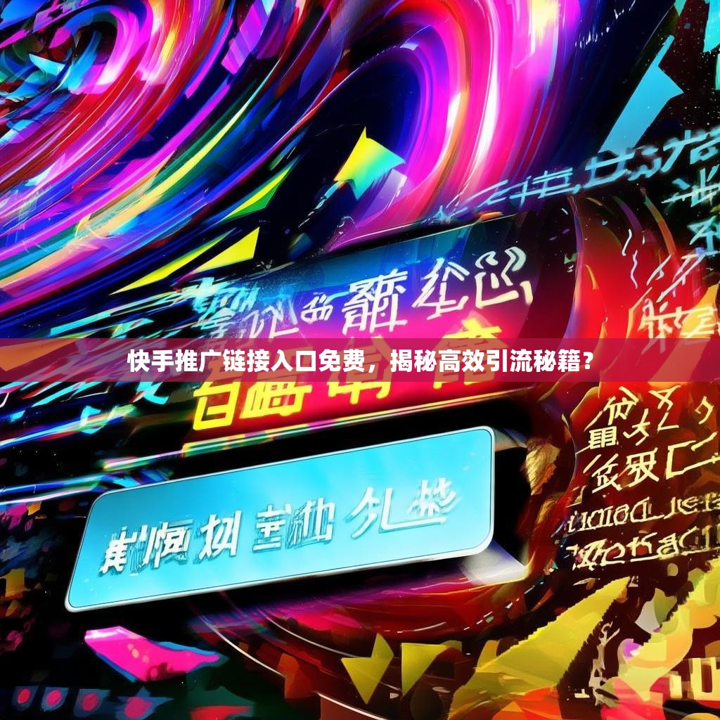 快手推广链接入口免费,揭秘高效引流秘籍?