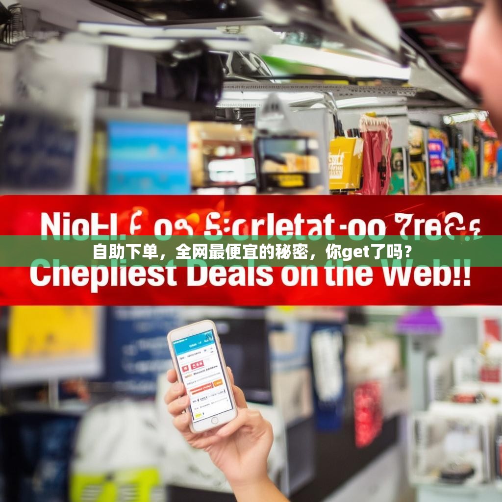 自助下单，全网最便宜的秘密，你get了吗？