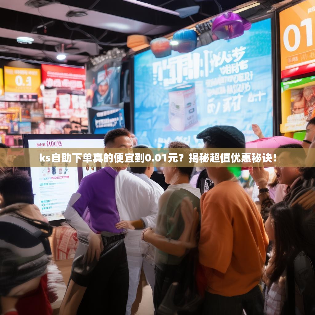 ks自助下单真的便宜到0.01元？揭秘超值优惠秘诀！