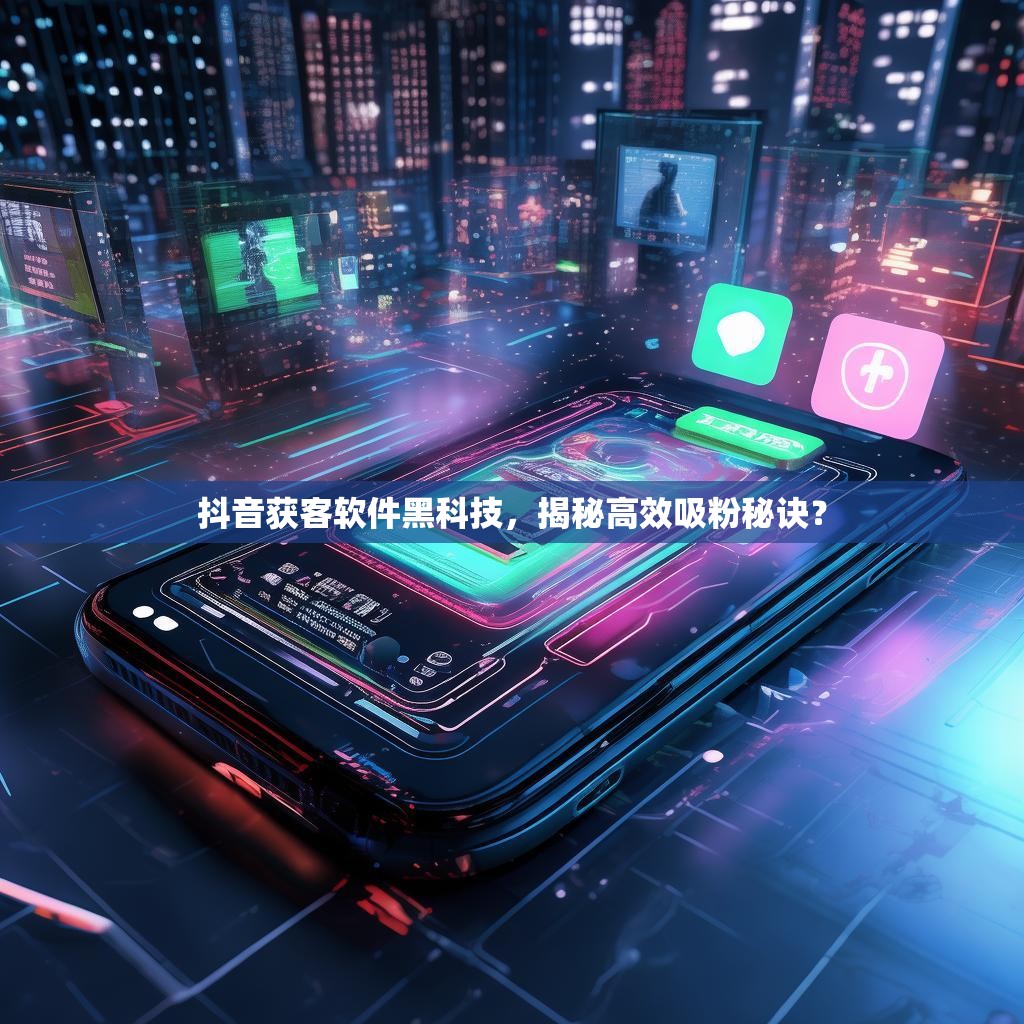 抖音获客软件黑科技,揭秘高效吸粉秘诀?