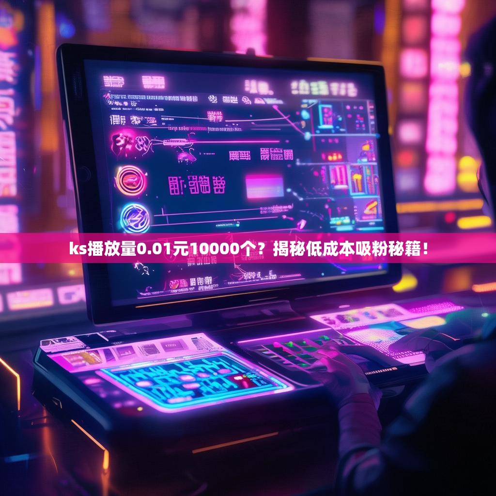 ks播放量0.01元10000个？揭秘低成本吸粉秘籍！