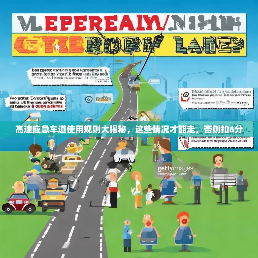 高速应急车道使用规则大揭秘，这些情况才能走，否则扣6分