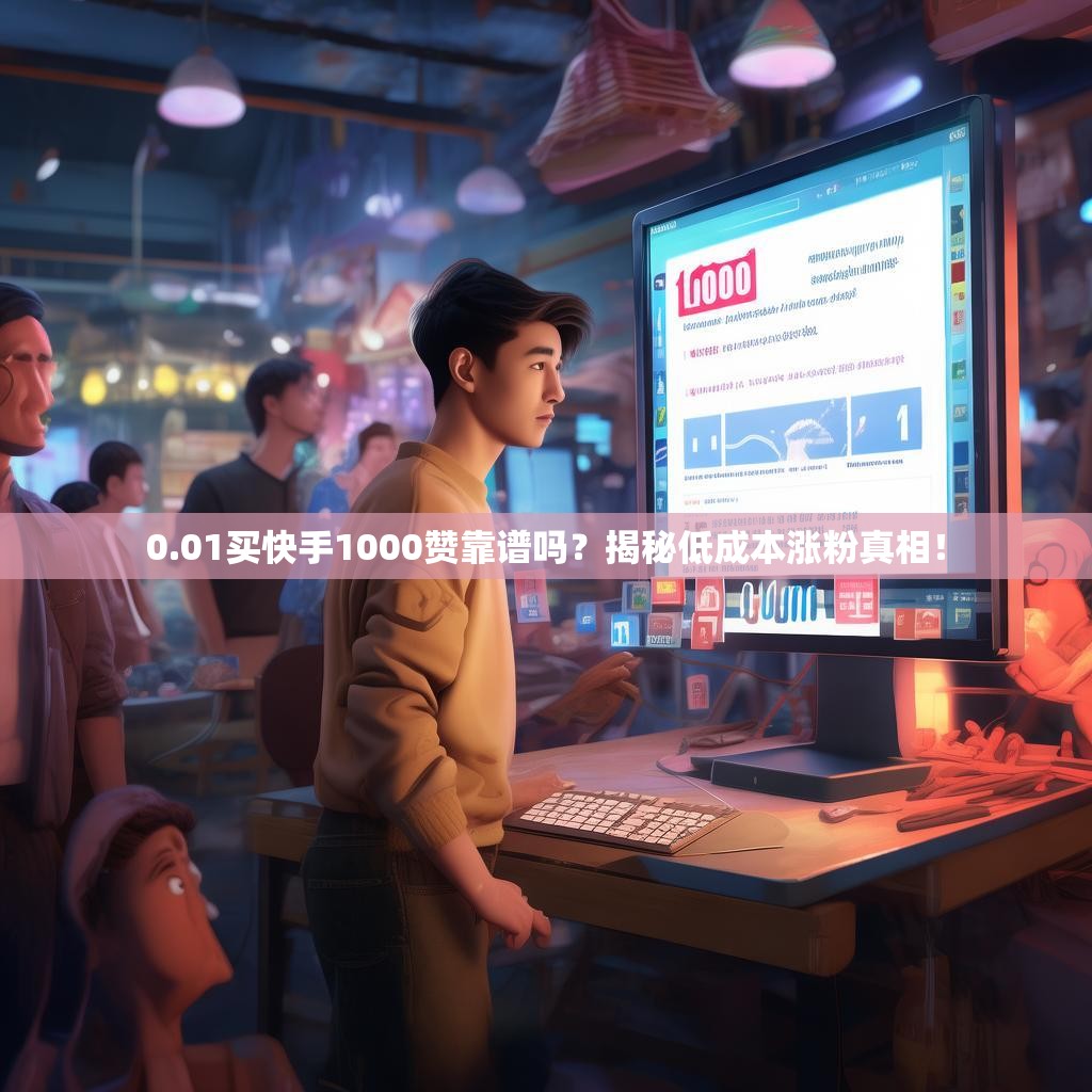 0.01买快手1000赞靠谱吗?揭秘低成本涨粉真相!