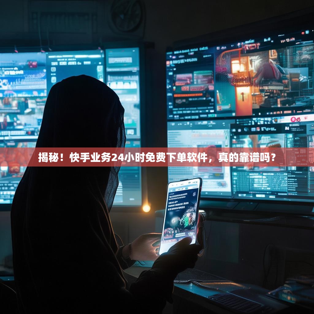 揭秘！快手业务24小时免费下单软件，真的靠谱吗？