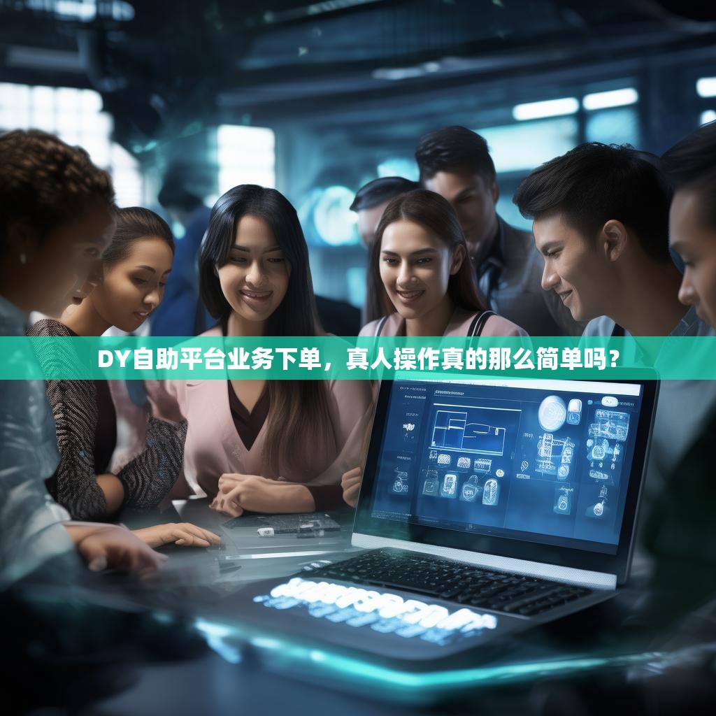 DY自助平台业务下单，真人操作真的那么简单吗？