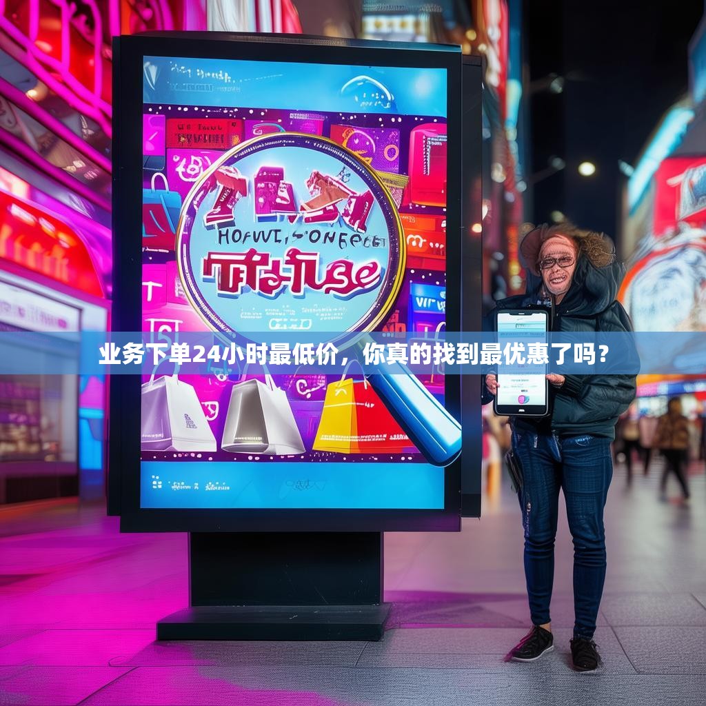 业务下单24小时最低价，你真的找到最优惠了吗？