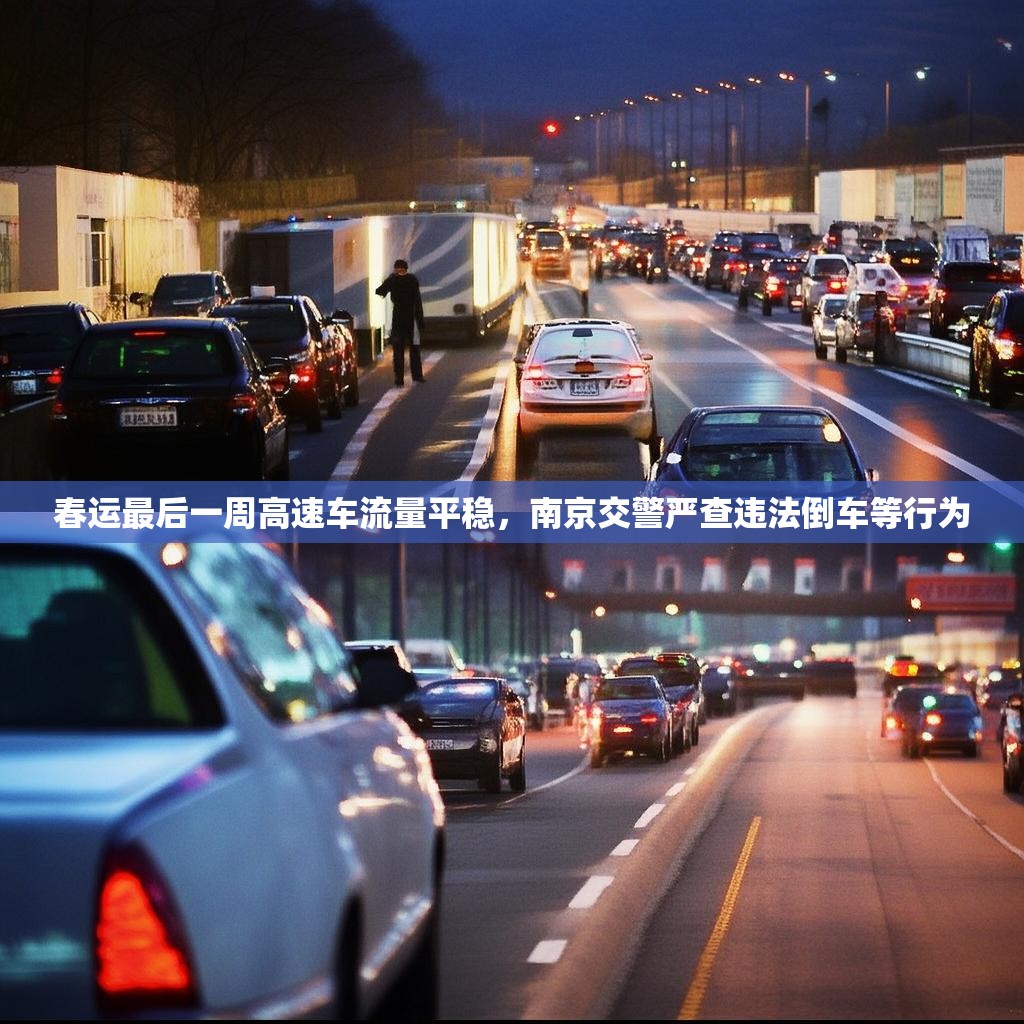 春运最后一周高速车流量平稳，南京交警严查违法倒车等行为