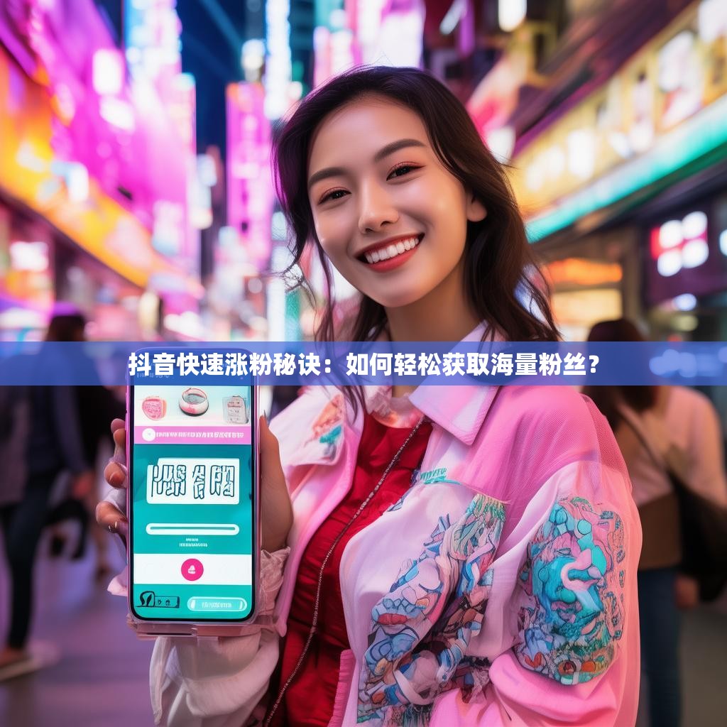 抖音快速涨粉秘诀:如何轻松获取海量粉丝?