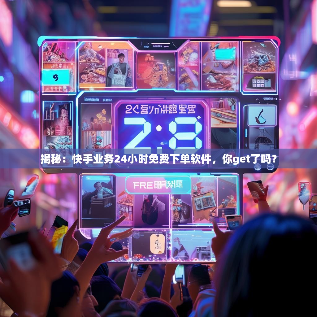 揭秘:快手业务24小时免费下单软件,你get了吗?