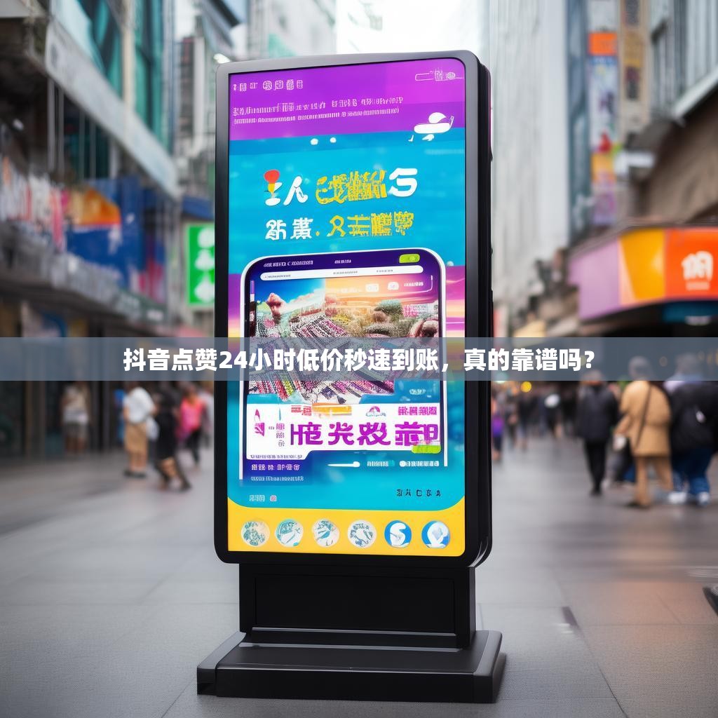 抖音点赞24小时低价秒速到账，真的靠谱吗？