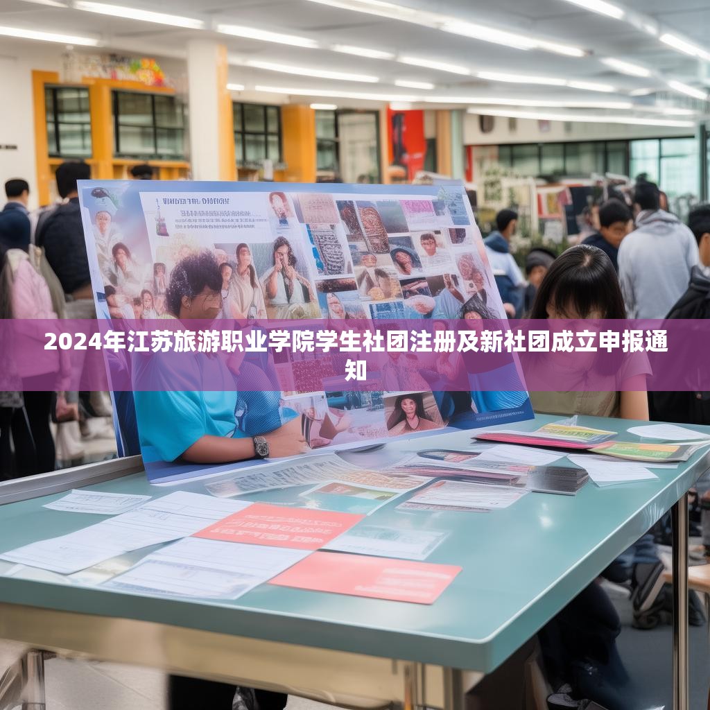 2024年江苏旅游职业学院学生社团注册及新社团成立申报通知