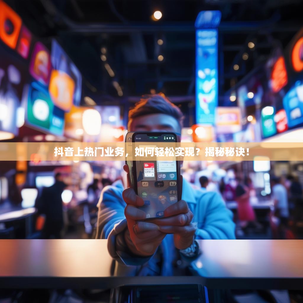 抖音上热门业务，如何轻松实现？揭秘秘诀！
