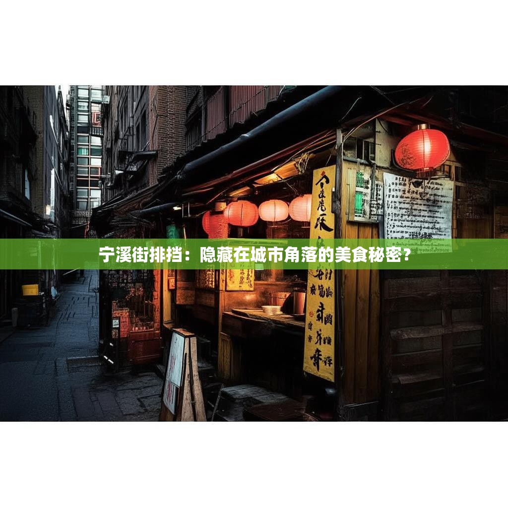 宁溪街排挡：隐藏在城市角落的美食秘密？