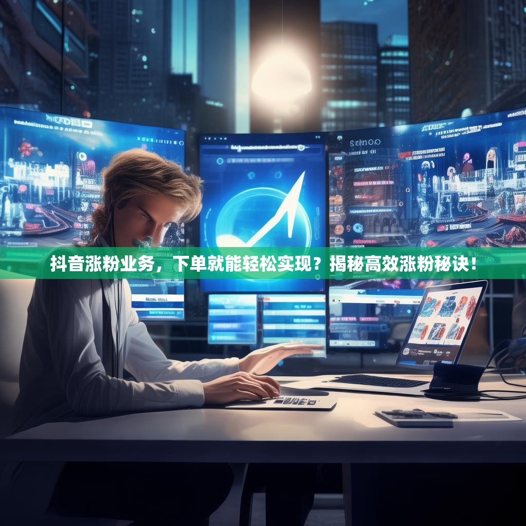 抖音涨粉业务，下单就能轻松实现？揭秘高效涨粉秘诀！