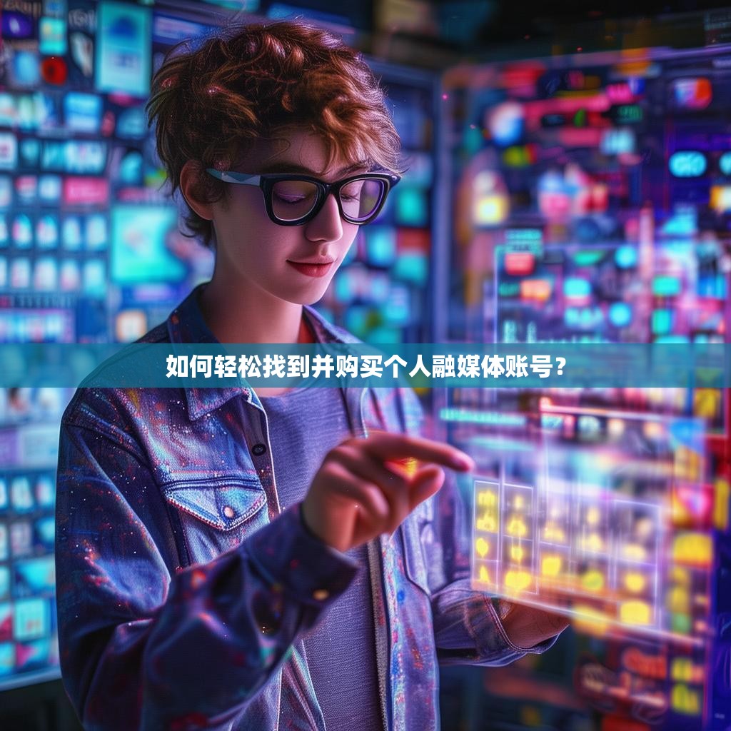 如何轻松找到并购买个人融媒体账号？