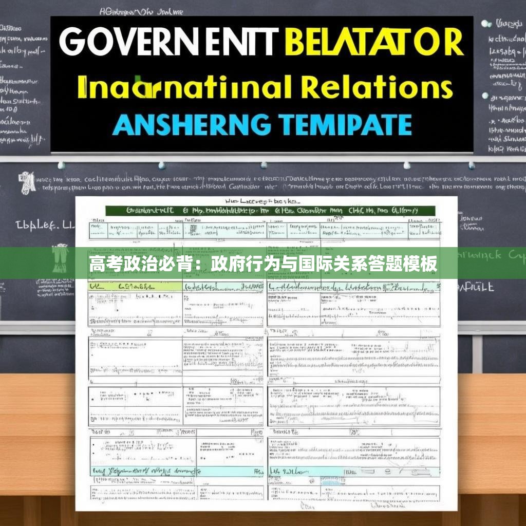 高考政治必背：政府行为与国际关系答题模板