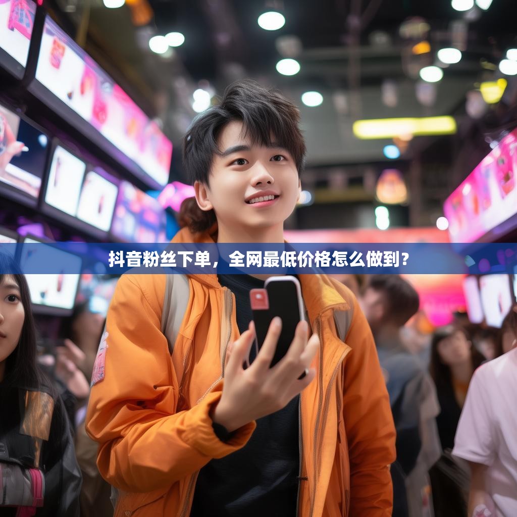 抖音粉丝下单，全网最低价格怎么做到？