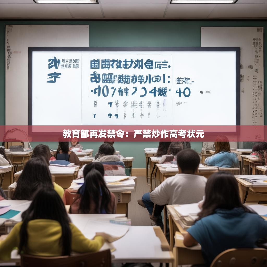 教育部再发禁令：严禁炒作高考状元