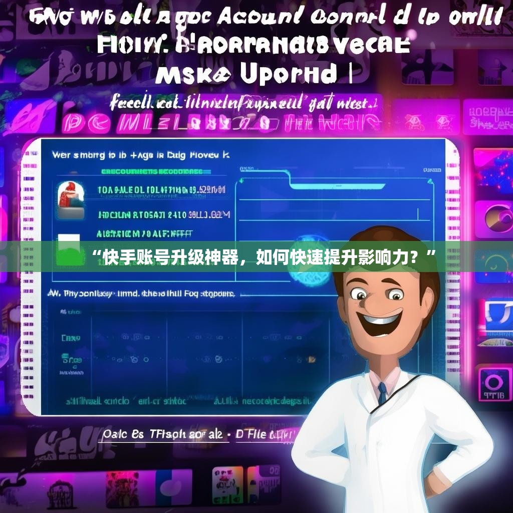 详细阅读:“快手账号升级神器,如何快速提升影响力?” “快手账号升级神器,如何快速提升影响力?”