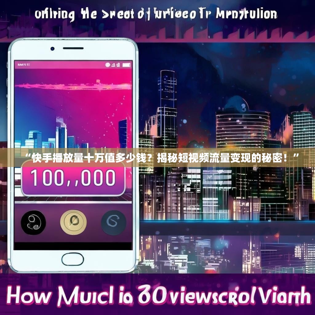 “快手播放量十万值多少钱?揭秘短视频流量变现的秘密!”