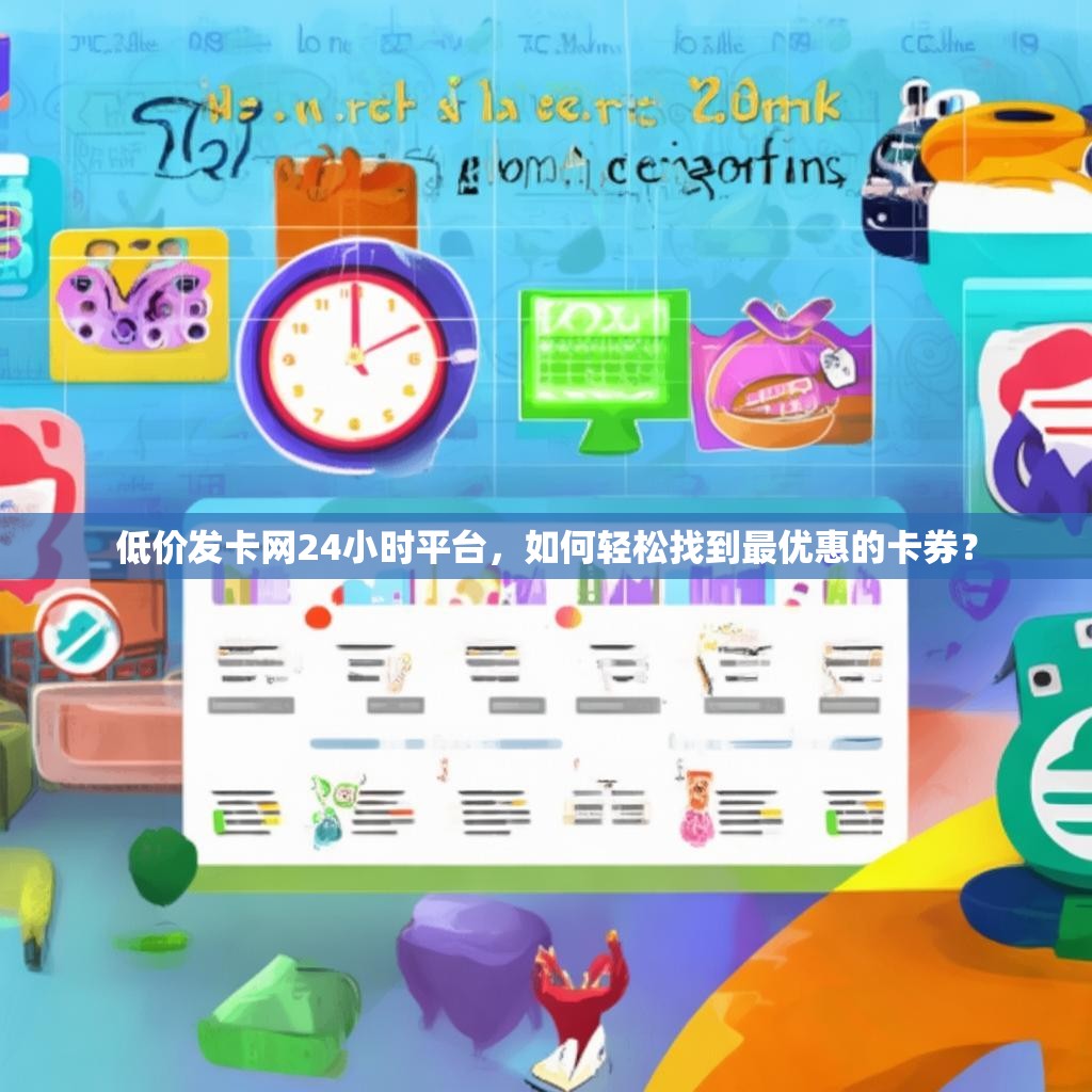 低价发卡网24小时平台，如何轻松找到最优惠的卡券？