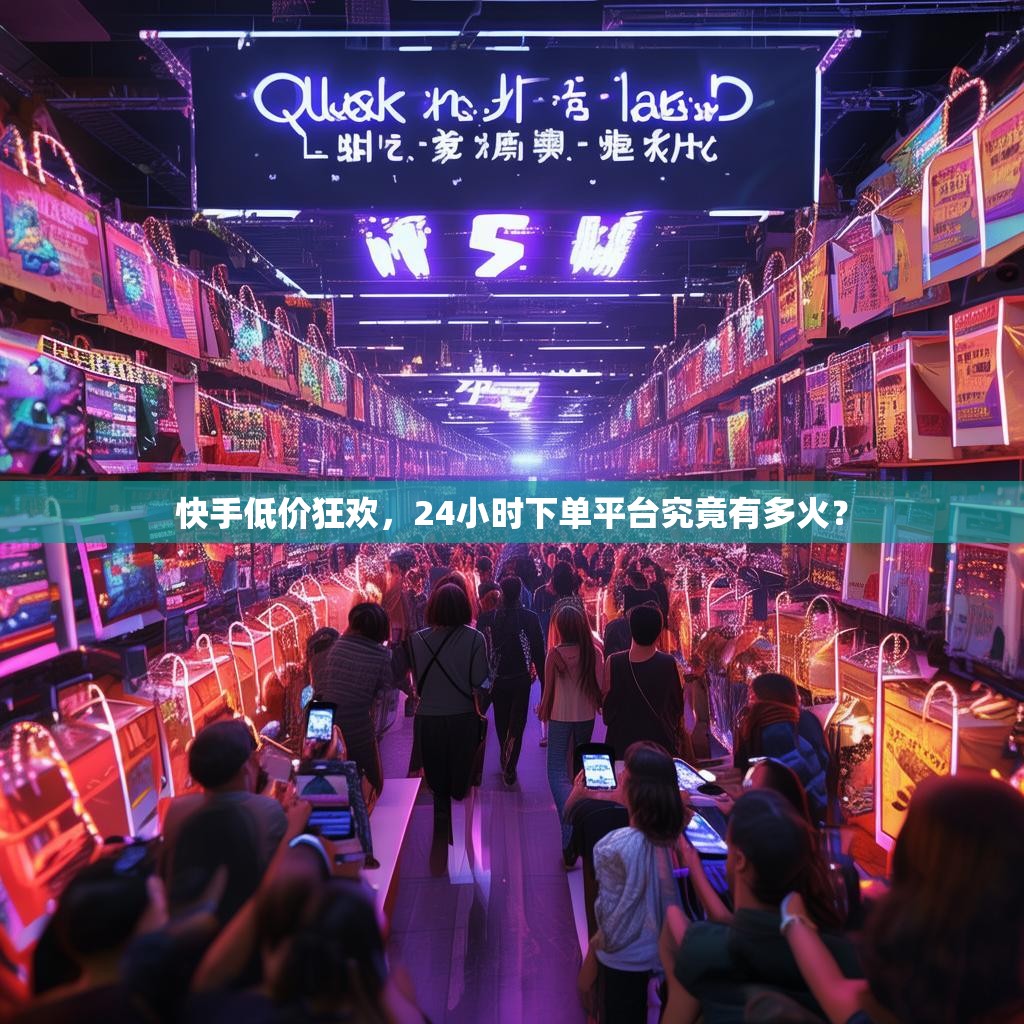 快手低价狂欢,24小时下单平台究竟有多火?