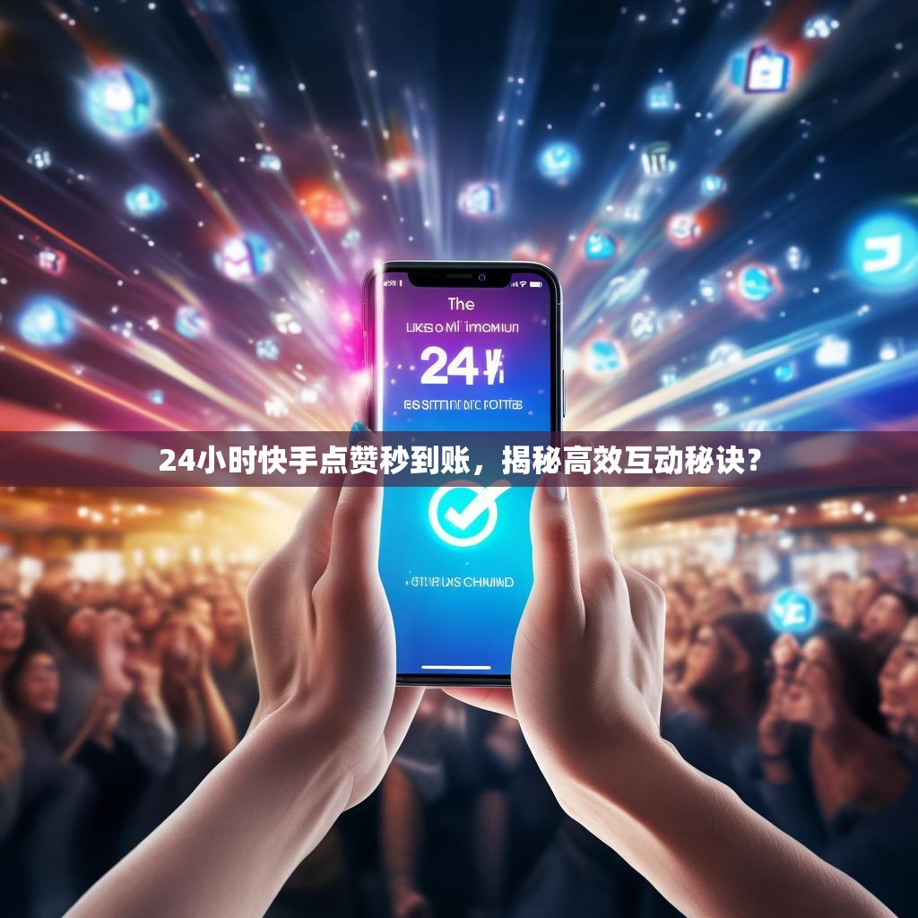 24小时快手点赞秒到账，揭秘高效互动秘诀？