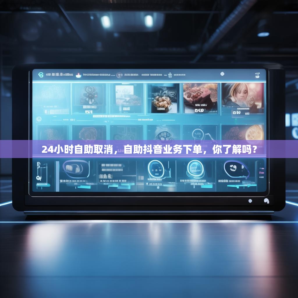 24小时自助取消，自助抖音业务下单，你了解吗？