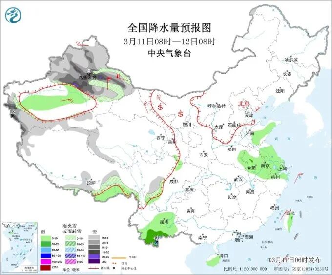大范围雨雪即将来临！将影响28个省区市