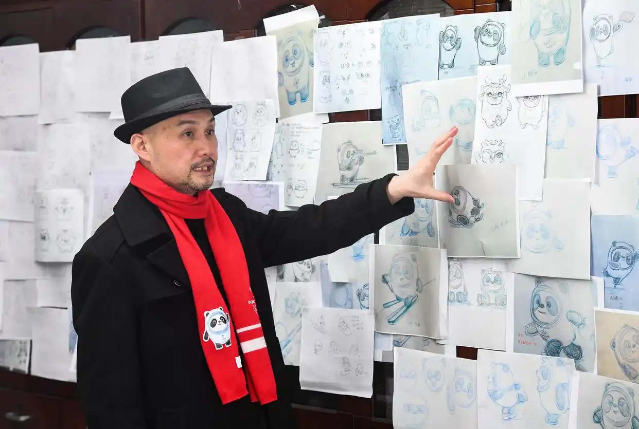 冬奥会吉祥物冰墩墩长啥样?设计手稿首次曝光